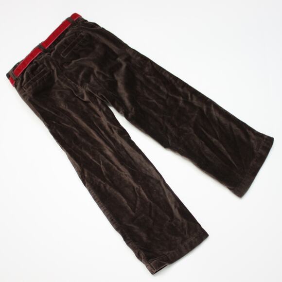 Janie and Jack Pants Girls Size 5T Brown Velvet - Picture 2 of 3